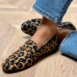 Adrianna - Bold Leopard Loafer