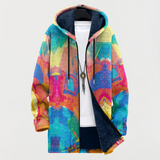 Emery | Hoodie with Colourful Artistic Pattern