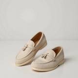 Beige Loafer with Fringe – Elegant and Comfortable
