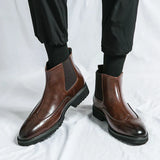 Fabian™ Glossy Chelsea Boots for Men
