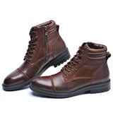 Harm™ Sturdy Boots for Men with Zip and Laces