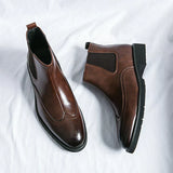 Fabian™ Glossy Chelsea Boots for Men