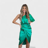 Cátia - Shiny Satin Dress