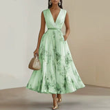 Renata | Elegant Pleated Maxi Dress
