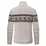 Men's Half-Zip Jumper – Casual Cotton Blend Jumper