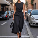 Clara | Elegant Round-Neck Dress