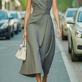 Clara | Elegant Round-Neck Dress