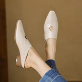 Olga | Genuine Leather Mules