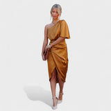 Cátia - Shiny Satin Dress