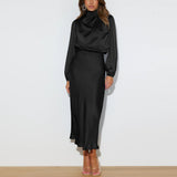 Maristela | Luxury Satin Maxi Dress