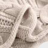 Alice - Cashmere Jumper with Cable Pattern