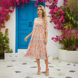 Clara - Elegant Floral Dress