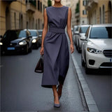 Clara | Elegant Round-Neck Dress