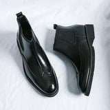 Fabian™ Glossy Chelsea Boots for Men
