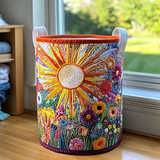 Sunflower in Bloom | Handmade Laundry Basket