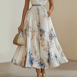 Renata | Elegant Pleated Maxi Dress