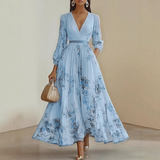 Renata | Elegant Pleated Maxi Dress