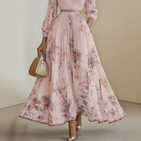 Renata | Elegant Pleated Maxi Dress
