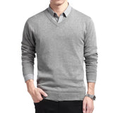 Sanderijn™ Classic Men's Jumper with V-Neck