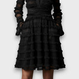 Patrícia – Midi Dress with Sheer Fringe