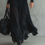 Tilda | Casual Black Maxi Dress