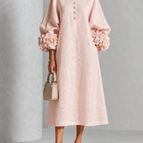 Marnie | Floral Button Midi Dress