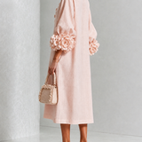 Marnie | Floral Button Midi Dress