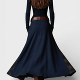 Graciete - Suede Dress with Belt