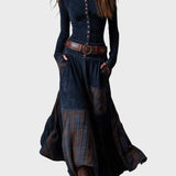 Graciete - Suede Dress with Belt