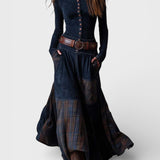 Graciete - Suede Dress with Belt