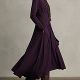Arielle - Vintage Asymmetric Turtleneck Dress