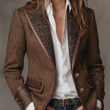 Arabella | Chevron Panel Blazer