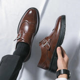 Fedde™ Classic Leather Boots for Men with Buckle Detail