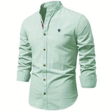Men's Elegant Casual Slim Fit Button-Up Shirt