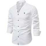 Men's Elegant Casual Slim Fit Button-Up Shirt