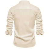 Men's Elegant Casual Slim Fit Button-Up Shirt
