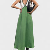 Lara - Two-Tone Long Dress