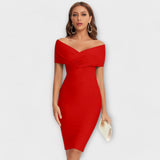 Ofélia - Elegant V-Neck Dress