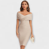 Ofélia - Elegant V-Neck Dress