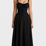 Carolina - Floral Dress with Fitted Bodice