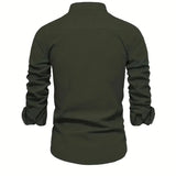 Men's Elegant Casual Slim Fit Button-Up Shirt