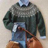 Snow Yoke Knit Jumper Camille
