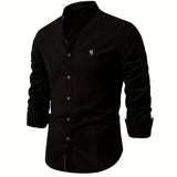 Men's Elegant Casual Slim Fit Button-Up Shirt