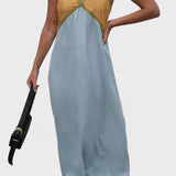 Lara - Two-Tone Long Dress