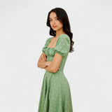 Helena - Summer Dress with Square Neckline