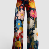 Léna - Wide-Leg Floral Trousers