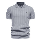Benles | Chic Knitted Striped Polo
