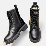 Ancienne Monde | Warm Winter Boots with Platform Sole