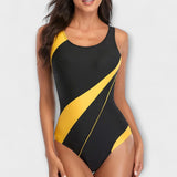 Open-Back Sporty Swimsuit