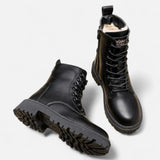Ancienne Monde | Warm Winter Boots with Platform Sole